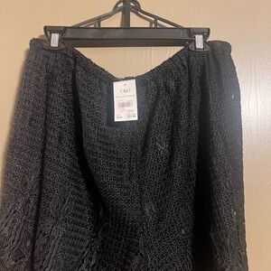 Cato Black Lace Shorts